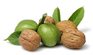 orzech włoski do usuwania pasożytów z organizmu